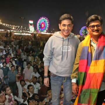 Bhabiji Ghar Par Hai’s Aasif Sheikh and Rohitashv Gour at Ramlila celebrations at Lal Quila in New Delhi!