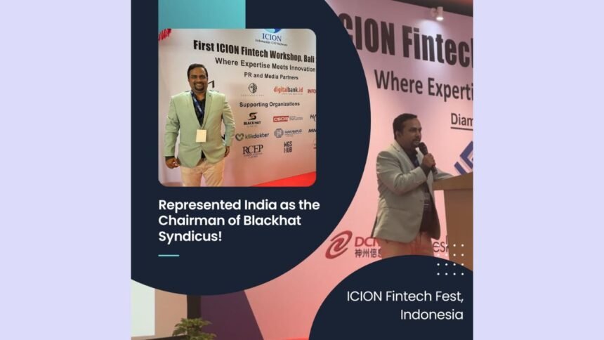1-228 Sachin Salunkhe Leads India’s Pioneering Role in Global Fintech Evolution at ICION Fest