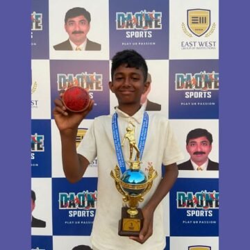 1-35 CN Ravikiran Memorial Sports Carnival, an under-13 Cricket Tournament concluded with huge success at East-West Center for Sporting Excellence by Da One Sports