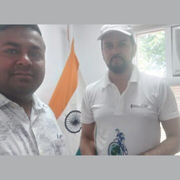 featured-image-20 Dr. Shekhar Kanti Sarkar, Dy. Registrar Of Mssv Assam Meeting With Union Sports Minister, Goi At New Delhi, 20 Ashoka Road Residence