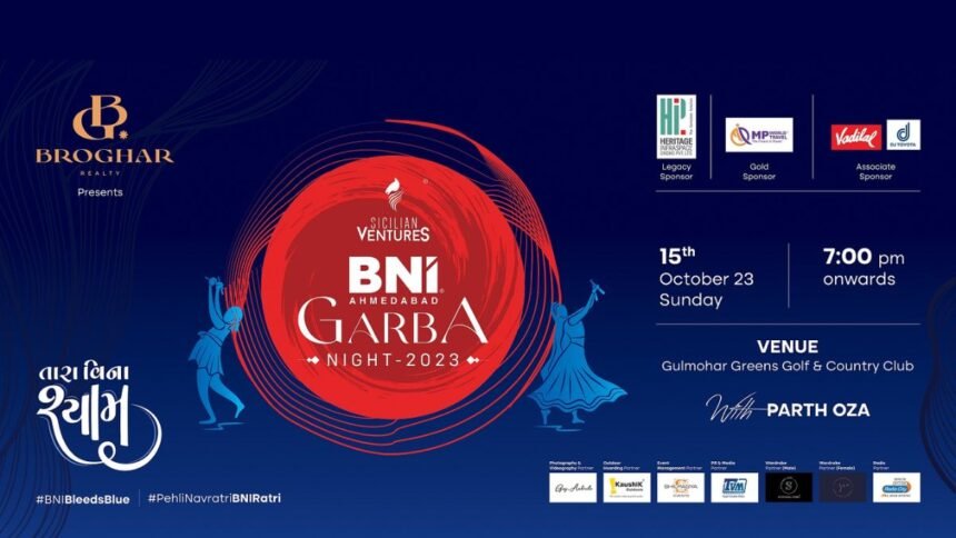 image-31 BNI Garba Night to revel in shades of blue