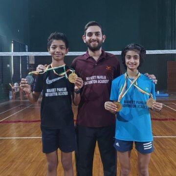 pnnbasic-image Surat’s Siona and Tanish win under 13 badminton title under the guidance of Badminton Coach Maneet Pahuja