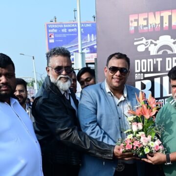 1 Industry Minister, Uday Samant flags off the ‘Fentiro Don’t Drink & Ride Gentlemen Rally’ with a WROOM