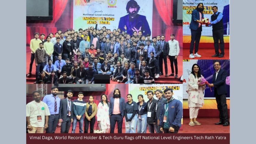 111 World record holder Vimal Daga flags off “Engineers Tech Rath Yatra”