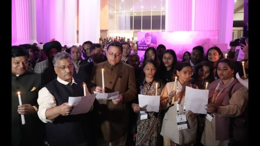 Image-1 CM Dhami Declares Environmental Commitment, pledged to Champion Sustainable Practices as an Eco-Warrior on third day of the 6th World Congress on Disaster Management