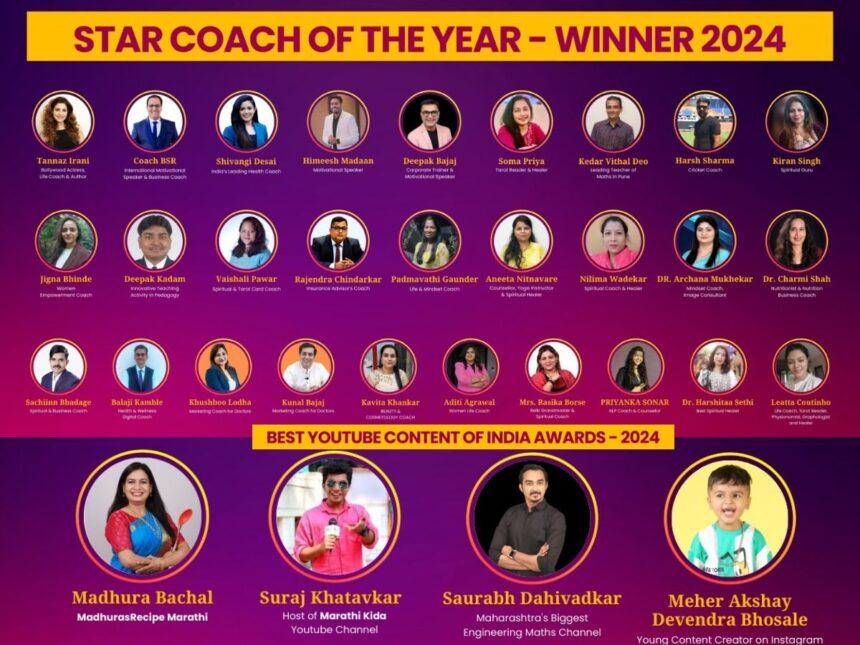 1-85 Success Unveiled: Star Coach of the Year Award – 2024 & Best YouTube Content Award – 2024