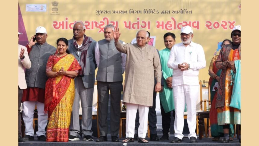 PNN1 CM Bhupendra Patel inaugurates International Kite Festival – 2024 in Ahmedabad