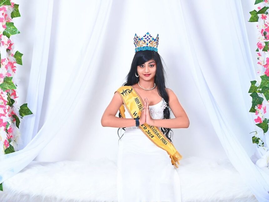 1-1-43 Shaik Suhana: YIFW Miss Teen World International India 2024 Winner from Vijayawada