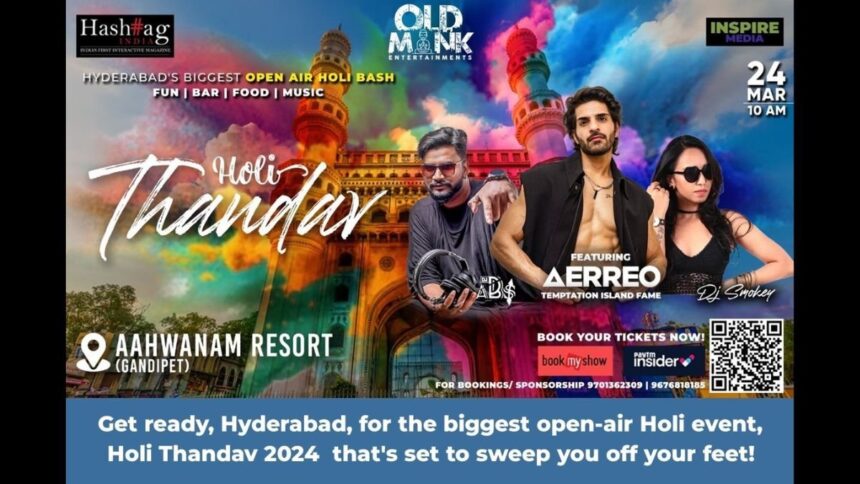 1-38 Holi Thandav 2024: Hyderabad’s Biggest Holi Festival