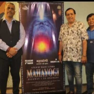 Image-NW-4 Press Conference held In Mumbai Of Film “MAHAYOGI Highway 1 to Oneness,” A Film By Rajan Luthra All India Distributor Rakesh Sabharwal of Prince movies