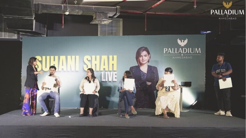 Suhani Shah Mesmerizes Audience with Unforgettable Live Performance at Palladium Ahmedabad