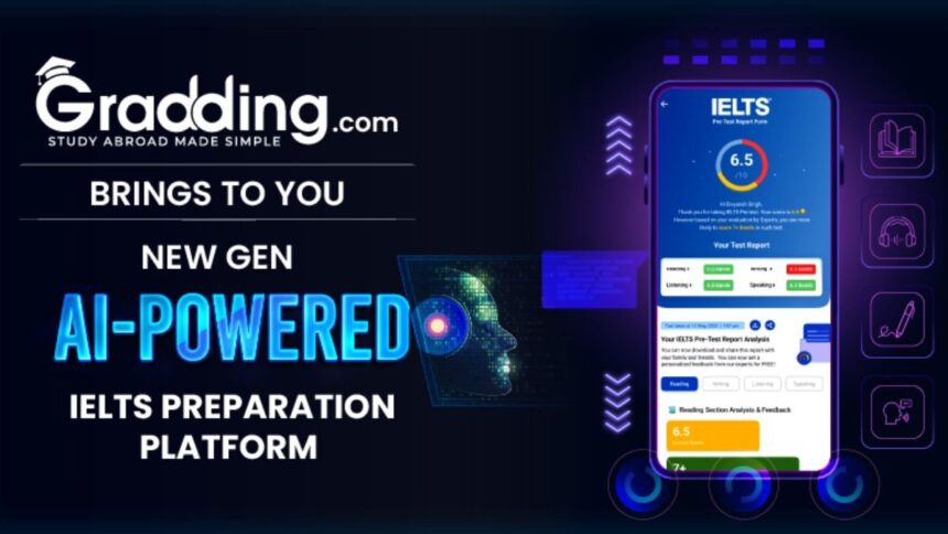 image-Grading Gradding.com Launches New Gen AI-Powered IELTS Preparation Platform in India