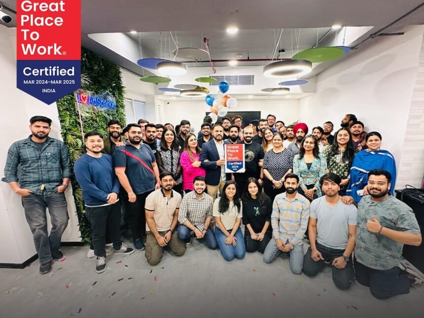 Adsparkx’s Visionary Leadership and Employee-Centric Culture Lead to Great Place To Work Certification in 2024