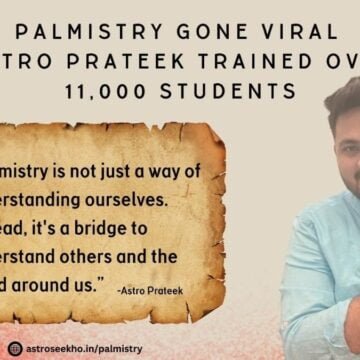 Astro Prateek Successfully Trained 11,000 Students in Palmistry