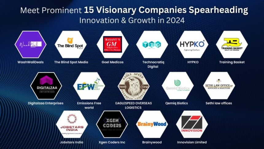 1-56 Meet Prominent 15 Visionary Companies Spearheading Innovation and Growth in 2024