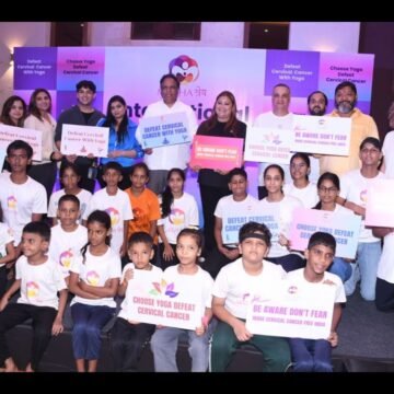 Meghashrey NGO Promotes Yoga on International Yoga Day, Focuses on Cervical Cancer Prevention