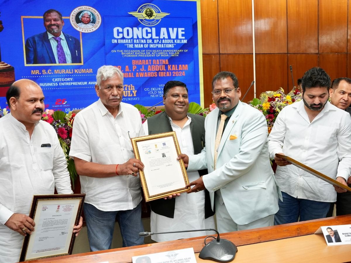image-1-78 Multi-Industry Magnate Dr. S.C. Muralikumar Honoured with Global Business Entrepreneur Award at the Dr. APJ Abdul Kalam Award 2024