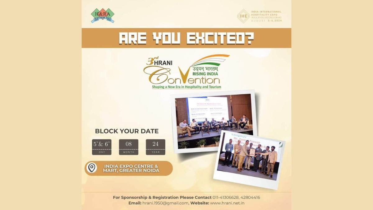 028643-Image-August-5-1 HRANI Set to Host 3rd Convention: “Udyan Bharatam Rising India – Shaping a New Era in Hospitality And Tourism.”