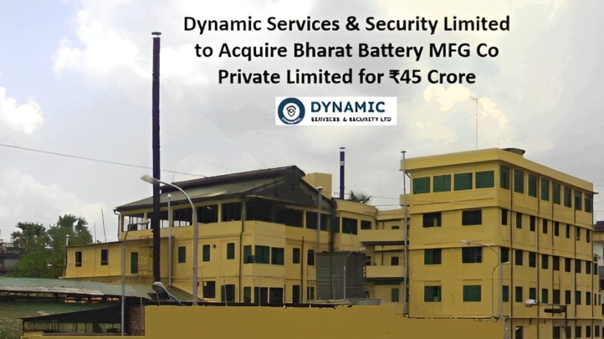Only-PNN-1 Dynamic Services & Security Limited to Acquire Bharat Battery MFG Co Private Limited for ₹45 Crore; Stock Hits Upper Circuit