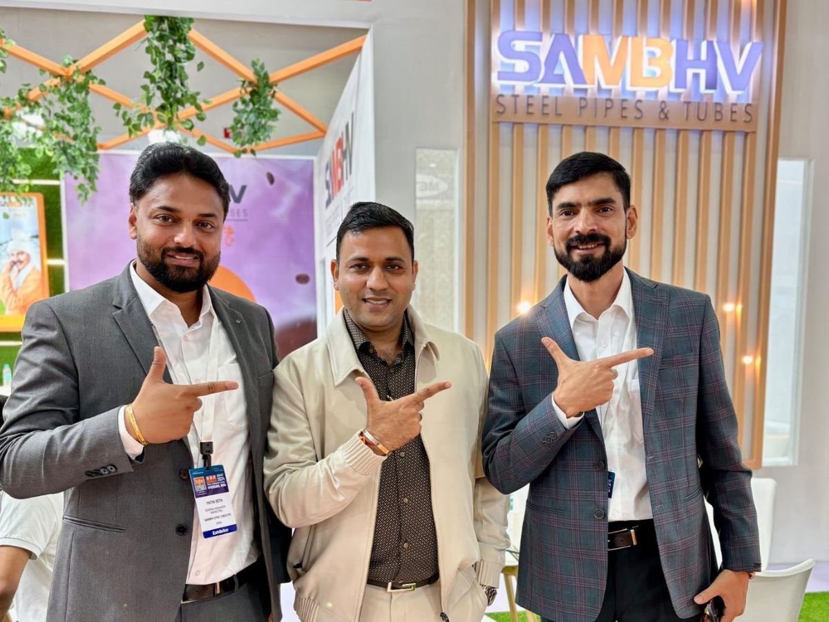 image-13 Sambhv Steel extends its legacy with presence at prestigious Tube And Pipe Fair in Hyderabad