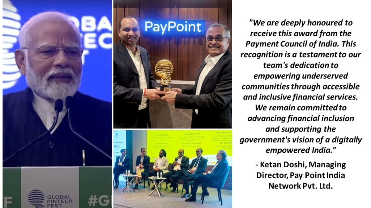 6-09-PayPoint-featured-image-Only-PNN Pay Point India Network Pvt. Ltd. Recognized as Best Business Correspondent at Global Fintech Fest