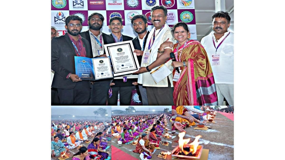 PNN1200x675-2304 Historic Agnihotra Ceremony Sets Nobel World Record with Participation from 11,111 Households in Dharwad