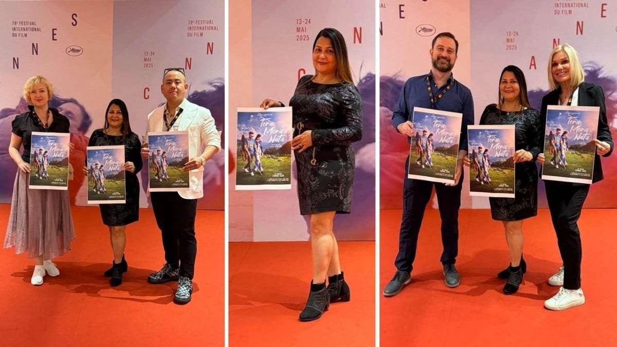 Producer Chanda Patel Unveils Poster of ‘Tera Mera Nata’ at the 78th Cannes Film Festival 2025