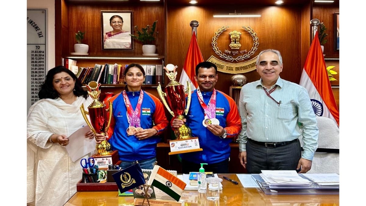 IMAGEt-TAX Income Tax Department Shines at 9th South Asian Karate Championship 2025