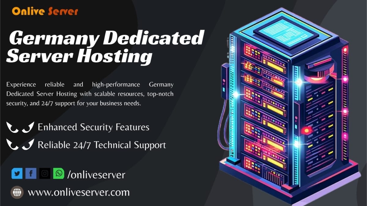 PNN-27 Onlive Server Launches Reliable Germany Dedicated Server Hosting with Enhanced Speed and Security for Enterprises