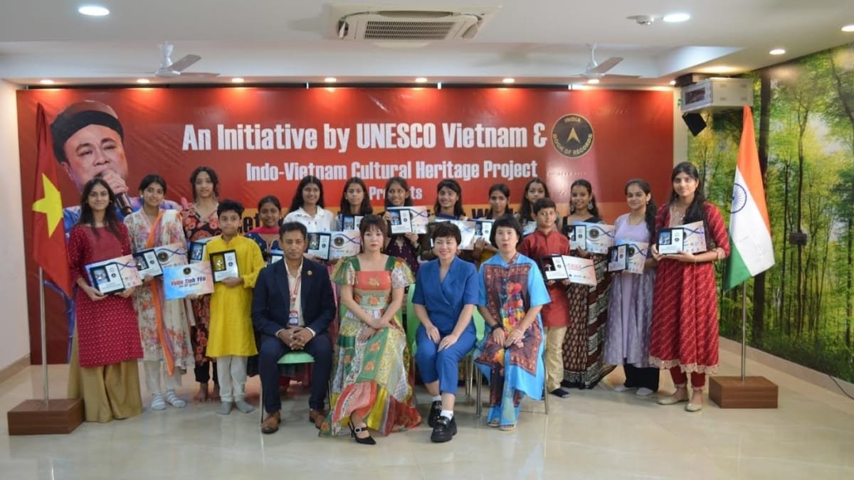IndoVietnam UNESCO–Vietnam Collaborates with India Book of Records to Promote Indo–Vietnam Cultural Heritage