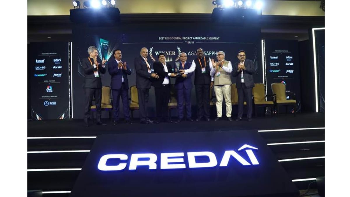 Agami- Agami Realty wins top honours for Agami Sapphire at CREDAI Real Estate Excellence Awards