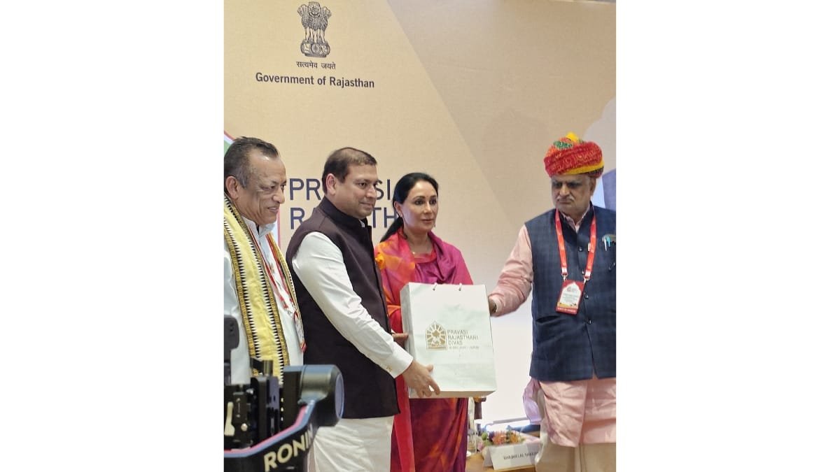 Cultural activist Sundeep Bhutoria calls for Social Investment Policy for Non-resident Rajasthanis at Pravasi Rajasthan Divas 2025 in Jaipur