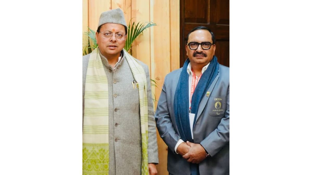 PNN-77 Para Powerlifting on a Fast Track, Chairman JP Singh Meets Uttarakhand CM, Athletes See a Bright Future