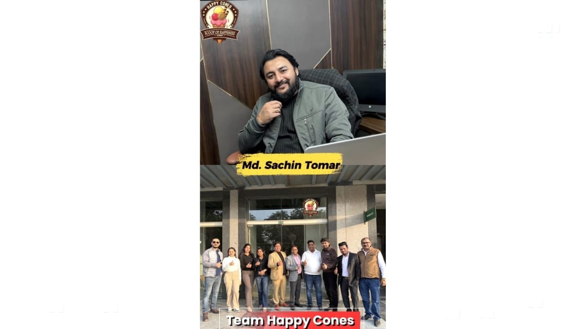 PNN-94 Happy cones is opening one of India’s first biggest ice cream parlour and café lounges: Spaze platinum sector 47 Gurugram