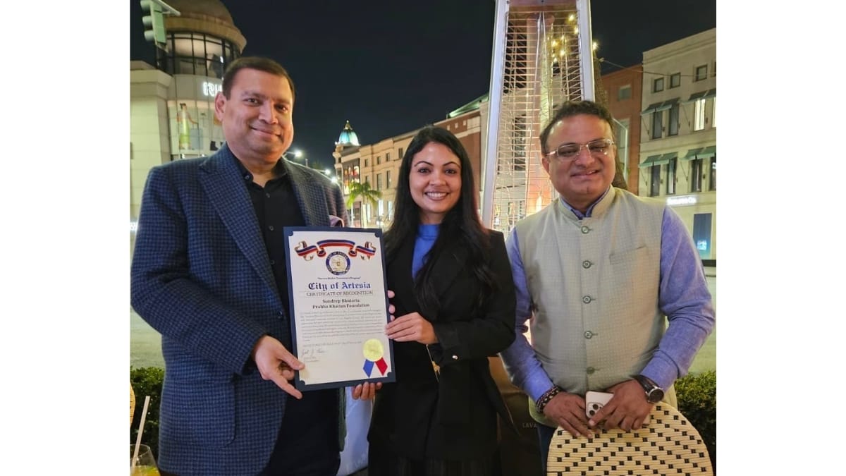 PNN-1-18 City of Artesia, California, Honours Cultural Activist Sundeep Bhutoria for Contributions to Indian Culture