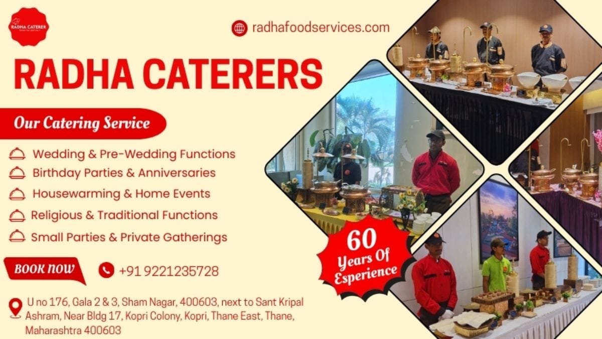 PNN-17-2-26 Radha Caterers: The leading Pure Veg Catering Service in Mumbai
