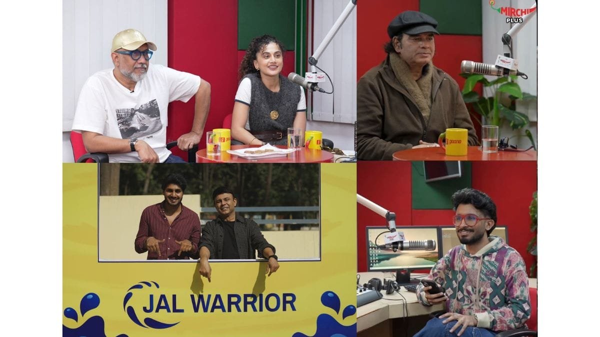 PNN-18-2-26-1-7 Mohit Chauhan, Taapsee Pannu, and Anubhav Sinha Champion Jal Vaani Nationwide Campaign with National Water Mission, Urge Citizens to Save Water Daily
