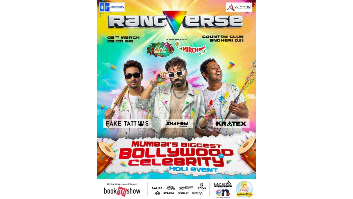 PNN-2026-02-27T124903.904 RANGVERSE 2026 Set to Redefine Holi Celebrations in Mumbai with DJ Shadow, Kratex, Fake Tattoos and Star DJs