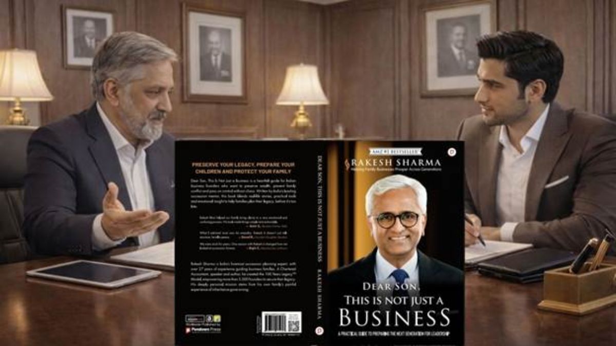 PNN-09-03-26 Rakesh Sharma Launches book ‘Dear Son, This Is Not Just a Business’, A Wake-Up Call for Family Businesses
