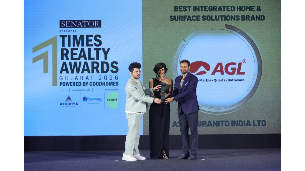 PNN-2026-02-27T171325.071-1 Asian Granito India Limited Honoured as Best Integrated Home and Surface Solutions Brand at Times Realty Awards Gujarat 2026
