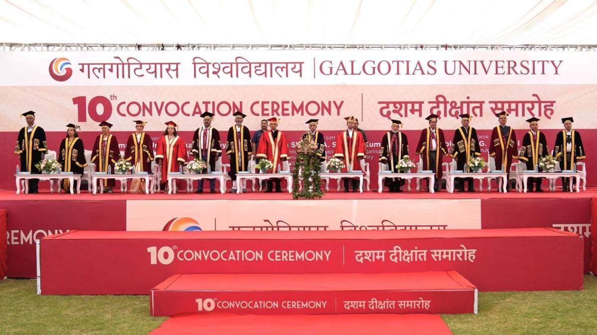 PNN-3-7 Galgotias University Holds 10th Convocation Ceremony; Leaders Emphasise Resilience, Discipline, and Lifelong Learning