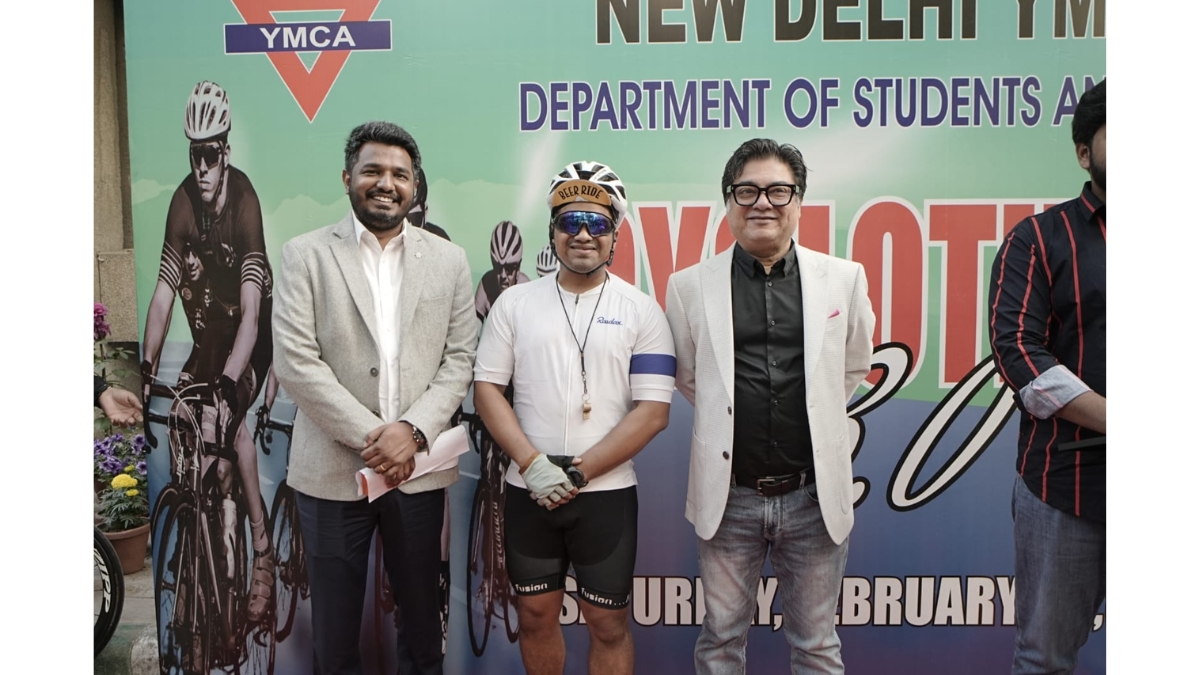 PNN-3 New Delhi YMCA Organizes Cyclothon 3.0: 180 Riders Pedal for a Pollution-Free Environment