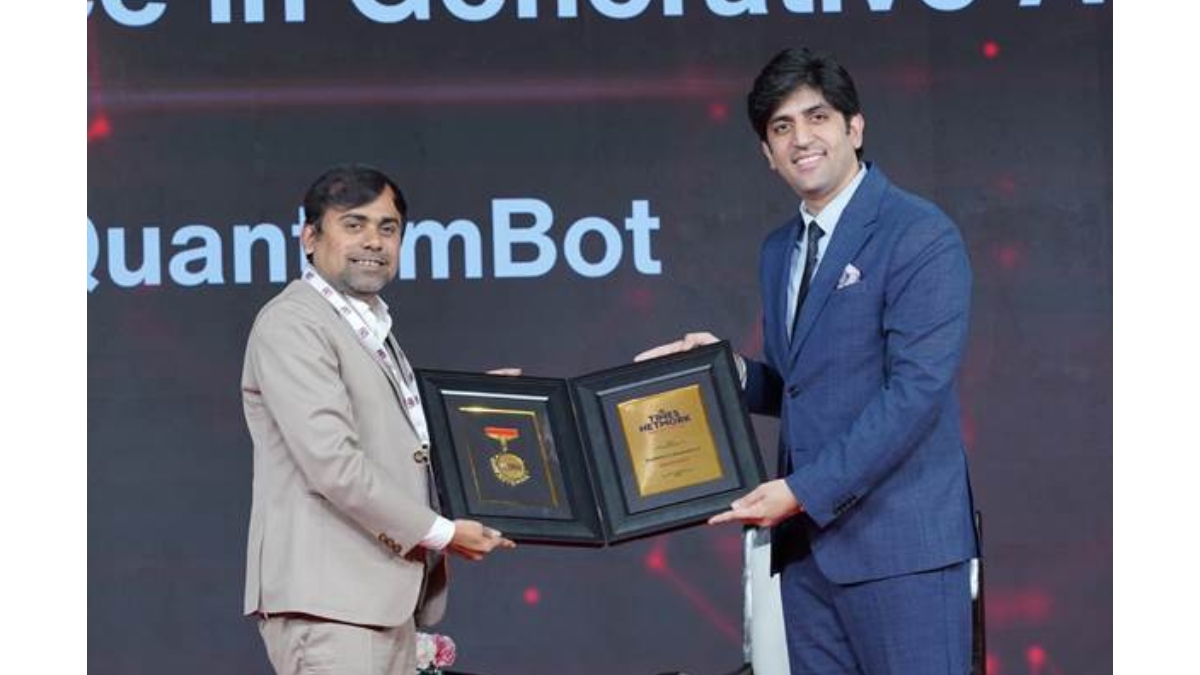PNN-3-9 Sanjay Gondaliya Wins Excellence in Generative AI: QuantumBot Is Not Just Competing, It’s Leading