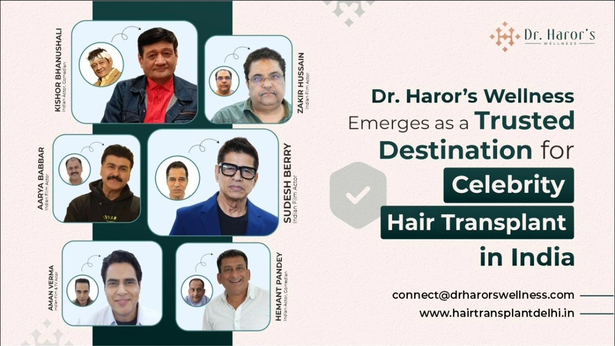 PNN-81 Dr. Haror’s Wellness Emerges as a Trusted Destination for Celebrity Hair Transplant in India