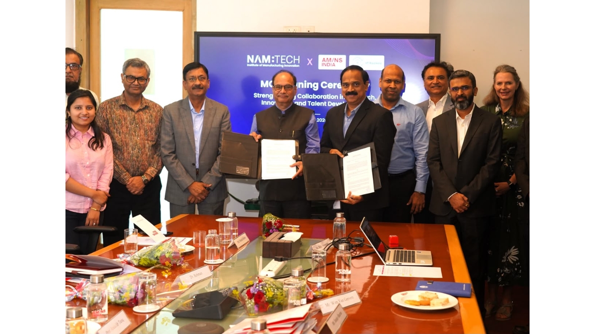 PNN-2026-06-09T164527915 AM/NS India and IIT Roorkee Sign Strategic MoU to Advance Education, Research, and Innovation in Manufacturing and Steel Technologies