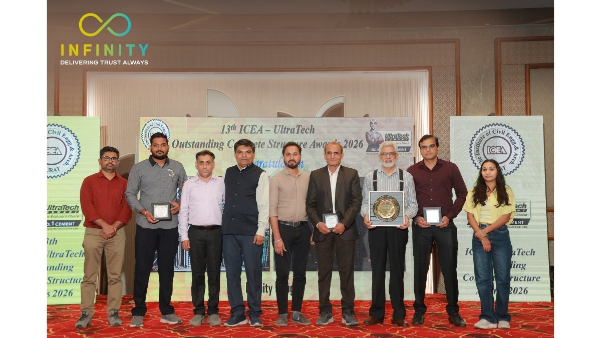 PNN-2026-06-17T185638.879 Infinity Group Receives Prestigious 13th ICEA–UltraTech Outstanding Concrete Structure Award 2026