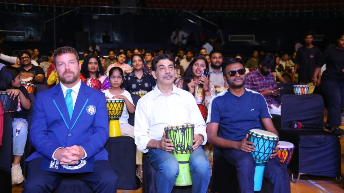 PNN-2026-06-22T114649.354 Hyderabad Creates History with World’s Largest Djembe Drum Circle; Guinness World Record Attempt Held Successfully
