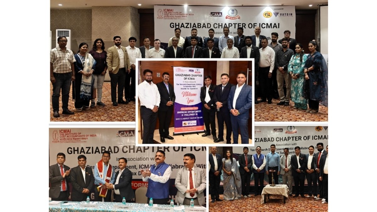 PNN-2026-06-22T174541.715 ICMAI Ghaziabad Chapter Hosts Seminar on 2026 Tax Reforms; TRD Committee Completes 22 Nationwide Programmes