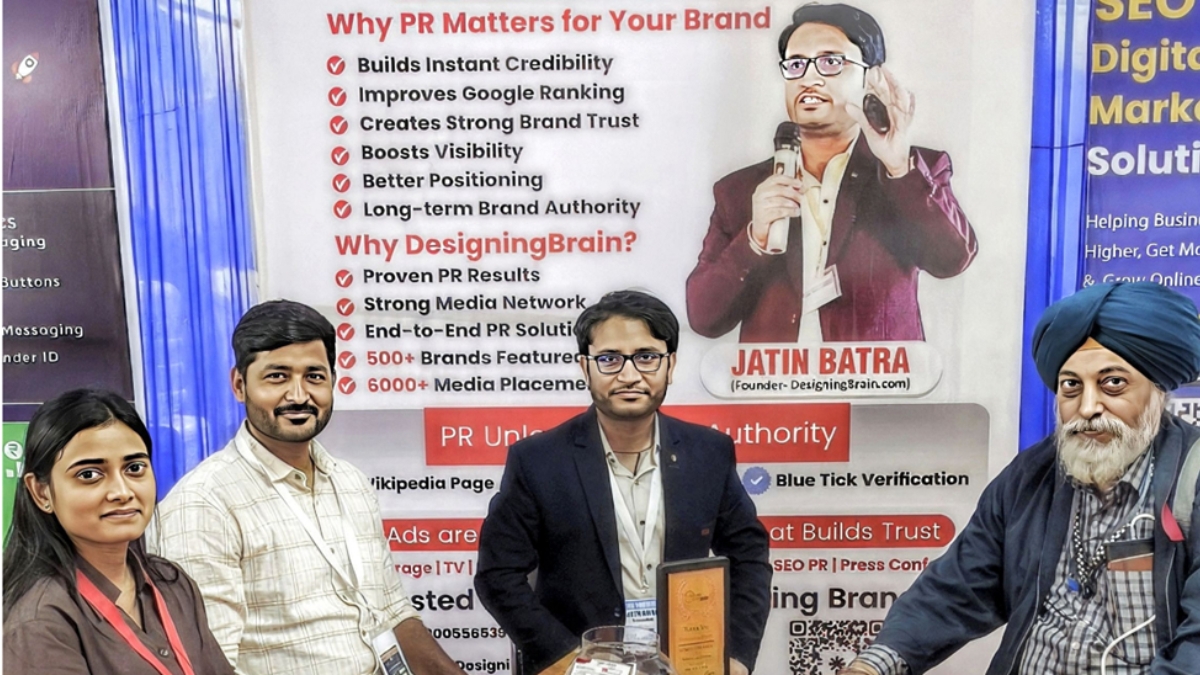 PNN-2026-07-06T124055.034 Jatin Batra founded DesigningBrain.com Strengthens Brand Visibility at WebFair 25th Edition as PR Partner