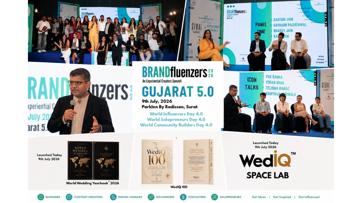 PNN-2026-07-11T154418996 Creators Summit – SIBA 2026 Gujarat Edition 5.0 Celebrates the Rise of India’s Creator Economy; WedIQ Unveils Groundbreaking Wedding Innovations